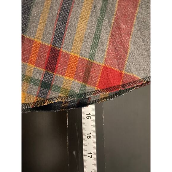 Vintage Womens Mini Skirt Size XS Gray Plaid High Rise Grunge Academia Punk Y2K - Picture 4 of 5